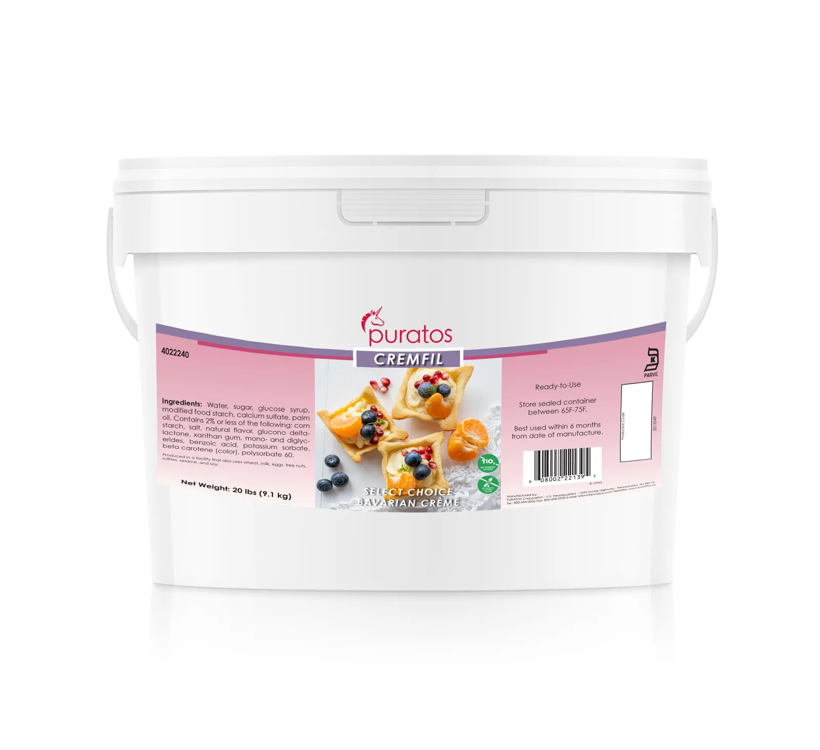 Cremfil Select Bavarian Crème - Puratos